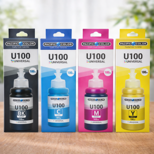 Pack Tintas Universales U100 100 ml CMYK (Negro, Cyan, Magenta y Yellow) – Inkjet