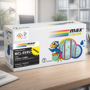 Tóner Compatible Maxcolor MCL-05XU (HP 05X / 80X – CE505X / CF280X) Negro Alto Rendimiento 6.500–6.900 págs