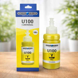 Tinta Universal Yellow U100 100 ml Compatible con Impresoras Inkjet