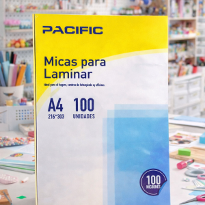Micas para Laminar A4 100 Micrones Pacific – Pack 100 Unidades