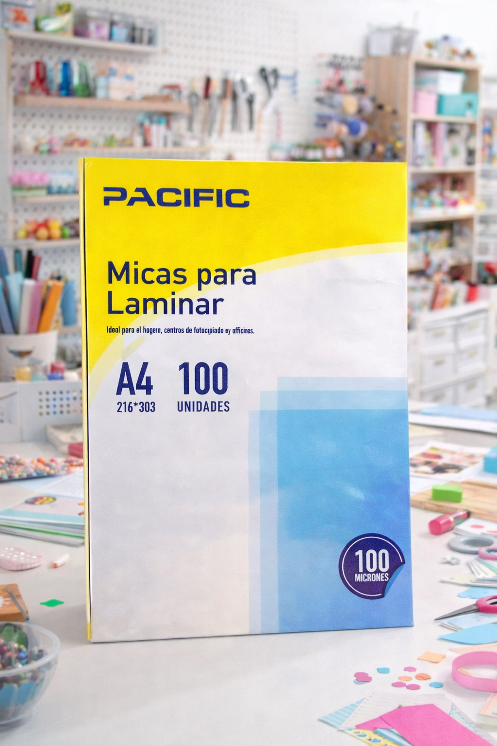 Micas para Laminar A4 100 Micrones Pacific – Pack 100 Unidades