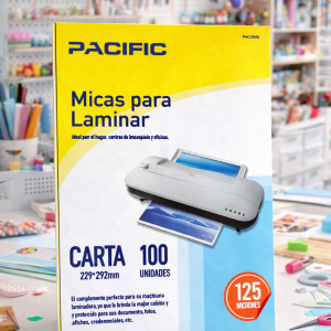 Micas para Laminar Carta 125 Micrones Pacific – Pack 100 Unidades